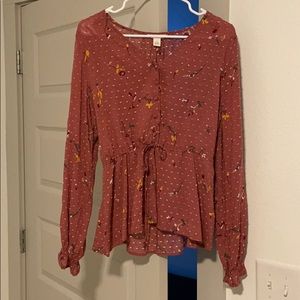 Long Sleeve Blouse